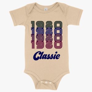 Baby Jersey 1980 Classic Onesie - 1980 Onesie - 80s Onesie