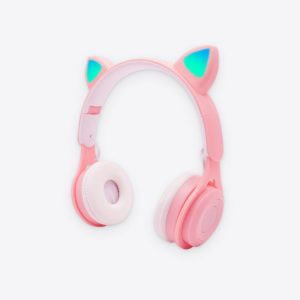 Pink Headphones With Cat Ears